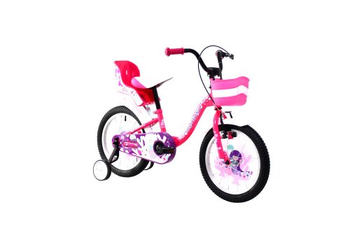 Adria Fantasy 16 hableányos gyerek kerékpár Rózsaszín-Lila  5-7 éveseknek 16 colos gyerek kerékpár | BELO BIKE