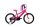 Capriolo Rocket 18" hátra tekerhető gyerek kerékpár Pink