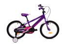 Capriolo Rocket 18" hátra tekerhető gyerek kerékpár Lila