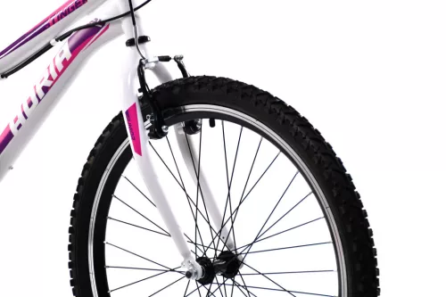 Adria Stinger 24" gyerek kerékpár Fehér-Rózsaszín 9-11 éveseknek 24 colos gyerek kerékpár | BELO BIKE