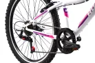 Adria Stinger 24" gyerek kerékpár Fehér-Rózsaszín 9-11 éveseknek 24 colos gyerek kerékpár | BELO BIKE