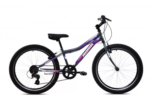 Adria Stinger 24 gyerek kerékpár Grafit-Lila 9-11 éveseknek 24 colos gyerek kerékpár | BELO BIKE