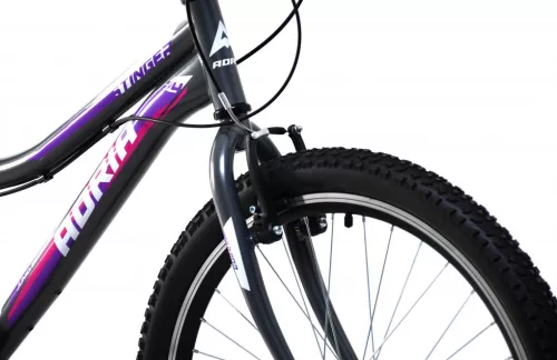 Adria Stinger 24 gyerek kerékpár Grafit-Lila 9-11 éveseknek 24 colos gyerek kerékpár | BELO BIKE