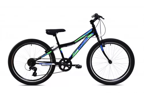 Adria Stinger 24 gyerek kerékpár Fekete-Zöld 9-11 éveseknek 24 colos gyerek kerékpár | BELO BIKE