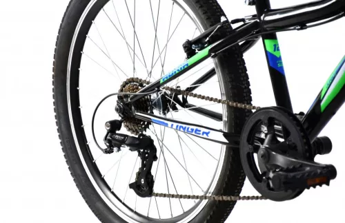 Adria Stinger 24 gyerek kerékpár Fekete-Zöld 9-11 éveseknek 24 colos gyerek kerékpár | BELO BIKE