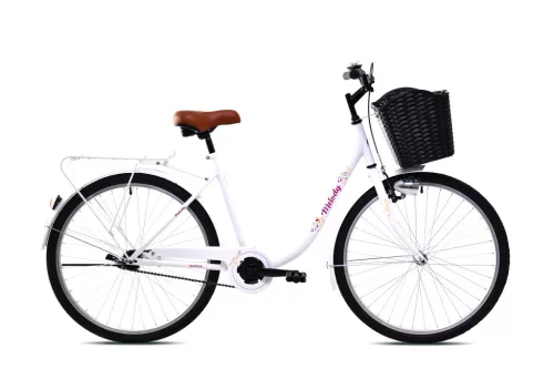 Adria Melody női városi 1 sebességes 26 kerékpár Fehér