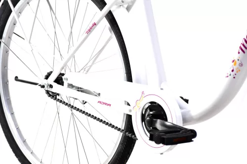 Adria Melody női városi 1 sebességes 26 kerékpár Fehér