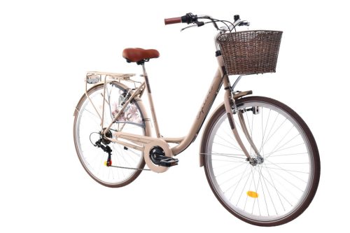 Capriolo Diana 6 sebességes női városi kerékpár 18" Mattbézs