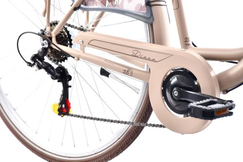 Capriolo Diana 6 sebességes női városi kerékpár 18" Mattbézs