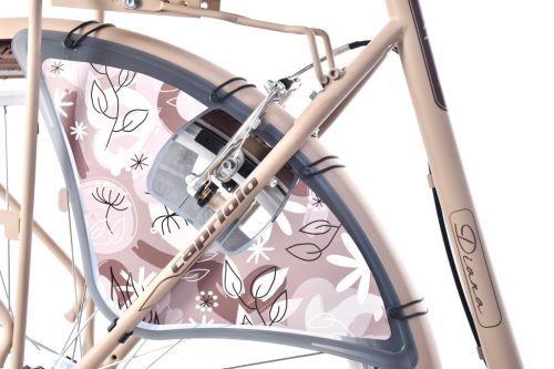 Capriolo Diana 6 sebességes női városi kerékpár 18" Mattbézs