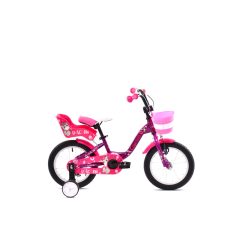 Capriolo Viola 14" unikornisos gyerek kerékpár Lila