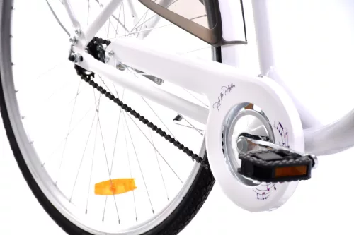 Adria Melody női városi 1 sebességes 28 kerékpár Fehér