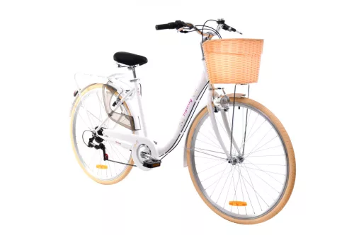 Adria Melody női városi 7 sebességes 28 kerékpár Fehér-Fekete