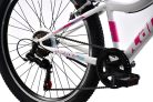 Capriolo Diavolo 400 24" gyerek kerékpár Fehér-Pink