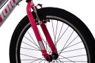 Capriolo Diavolo 400 24" gyerek kerékpár Fehér-Pink
