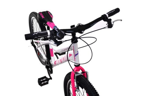 Capriolo Diavolo 400 24" gyerek kerékpár Fehér-Pink