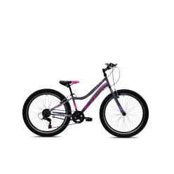   Capriolo Diavolo 400 24" gyerek kerékpár Grafit-Rózsaszín 2025 24 colos gyerek kerékpár | BELO BIKE