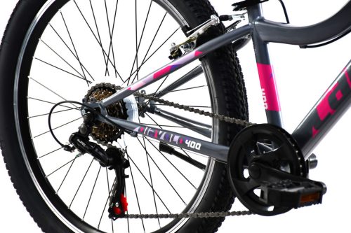 Capriolo Diavolo 400 24" gyerek kerékpár Grafit-Rózsaszín 2025 24 colos gyerek kerékpár | BELO BIKE