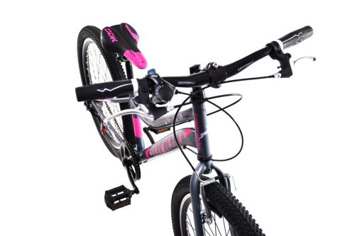 Capriolo Diavolo 400 24" gyerek kerékpár Grafit-Rózsaszín 2025 24 colos gyerek kerékpár | BELO BIKE