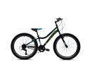 Capriolo Diavolo 400 24" gyerek kerékpár Fekete-Zöld