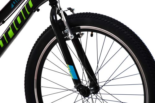 Capriolo Diavolo 400 24" gyerek kerékpár Fekete-Zöld