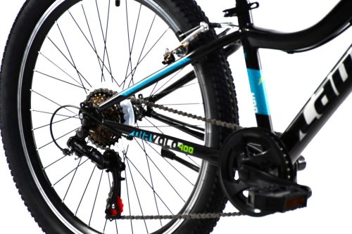 Capriolo Diavolo 400 24" gyerek kerékpár Fekete-Kék 2025 24 colos gyerek kerékpár | BELO BIKE