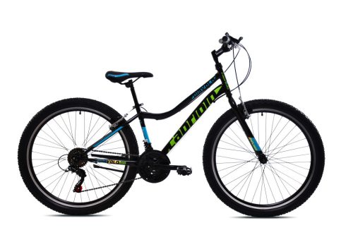Capriolo Diavolo 600 26" gyermek MTB kerékpár 14" Fekete-Zöld
