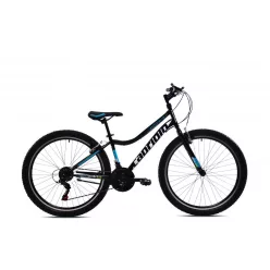   Capriolo Diavolo 600 26" gyermek MTB kerékpár 14" Fekete-Kék | BELO BIKE