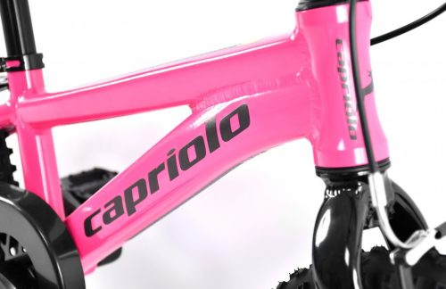 Capriolo LC KID 16" hátra tekerhető gyerek kerékpár Rózsaszín 5-7 éveseknek 16 colos gyerek kerékpár | BELO BIKE