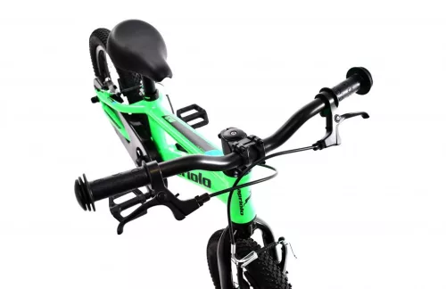 Capriolo LC KID 14" hátra tekerhető gyerek kerékpár Zöld  3-5 éveseknek 14 colos gyerek kerékpár | BELO BIKE