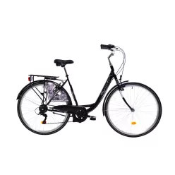   Capriolo Diana 6 sebességes női városi kerékpár 20" Fekete 2024
