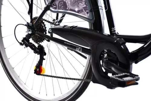 Capriolo Diana 6 sebességes női városi kerékpár 20" Fekete 2024