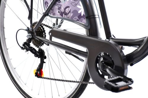Capriolo Diana 6 sebességes női városi kerékpár 20" Grafit 2024