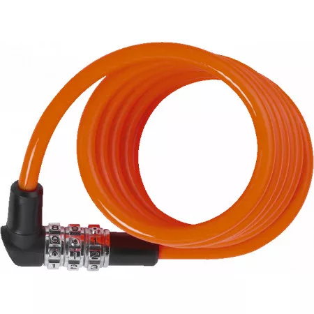 ABUS spirál lakat számzárral 3506C/120 | Narancs