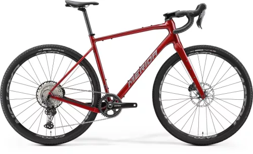 MERIDA SILEX 700 II1 XS SÖTÉTEPER (SZÜRKE/PIROS) férfi gravel  kerékpár