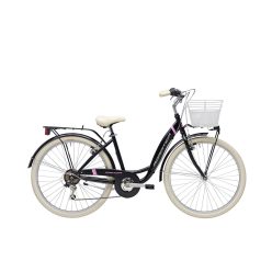   ADRIATICA PANDA 26" 6s női fekete városi trekking kerékpár