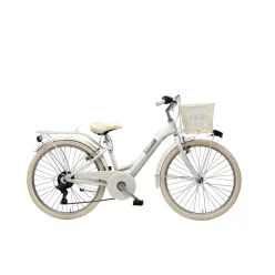   ADRIATICA PANDA 24" 7s női elefántcsont városi trekking kerékpár