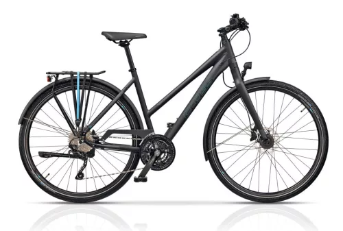 CROSS QUEST LADY 50cm 30 seb. Deore, MT200 női  trekking kerékpár