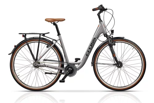 CROSS CITERRA LOW STEP világosszürke (fekete/barna) férfi trekking kerékpár