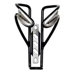   Kerékpáros Kulacstartó BIKEFUN CATCH alu fekete műanyag betéttel