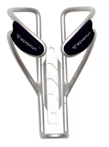 Kerékpáros Kulacstartó BIKEFUN CATCH alu ezüst műanyag betéttel 