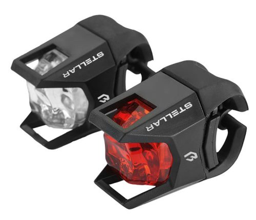 Kerékpáros Lámpa BIKEFUN STELLAR sett E+H fekete