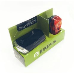 Kerékpáros Lámpa BIKEFUN SQUARE szett E+H 4+3 LED