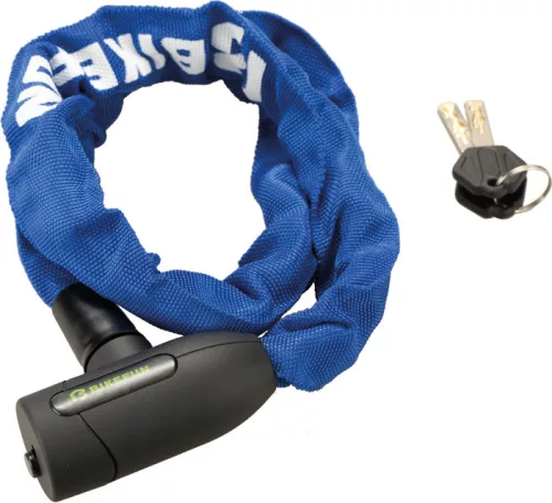 Kerékpáros Lakat BIKEFUN CITYCHAIN 2 lánc 5x850 mm, kék