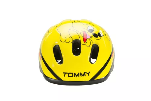 Kerékpáros Fejvédő sisak BIKEFUN DUCKY sárga