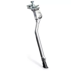   Kerékpáros Oldaltámasz BIKEFUN középre alu állítható ezüst