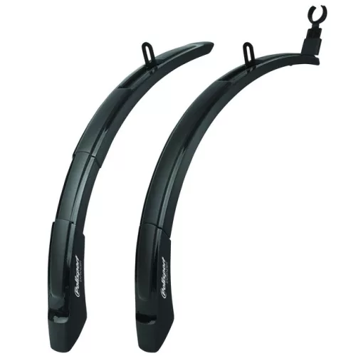 Polisport első-hátsó sárvédő szett EXPANDER gyerek 20/24", 55 mm széles, csavaros, fekete