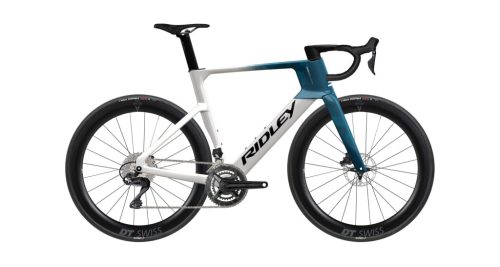 Ridley E-Noah Ultegra Di2 e-road kerékpár S – elektromos országúti kerékpár – Fehér / Fekete / Petrol Kék
