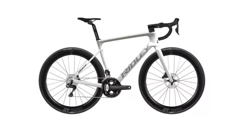 Ridley Falcn Essential Ultegra DI2 – országúti kerékpár, Gyöngyfehér/Ezüst/Fekete M