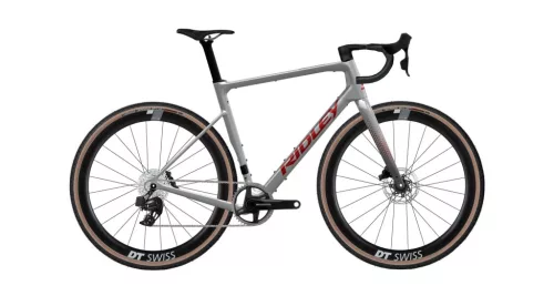 RIDLEY kerékpár GRIFN RS SRAM Force XPLR Battleship Grey/Candy Red Metallic S